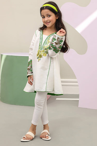 Zellbury Girls | 1 Piece Khaddar | Kurta - 1247 -  Zellbury Girls Essential Pret - Original Designer Dress - House of Maryam