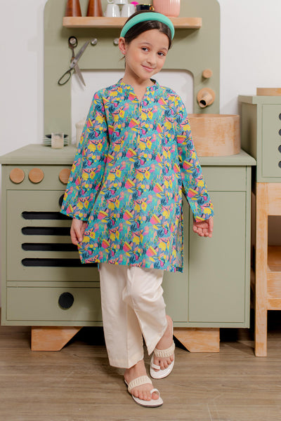 Zellbury Girls | 1 Piece Khaddar | Kurta - 1173 -  Zellbury Girls Essential Pret - Original Designer Dress - House of Maryam