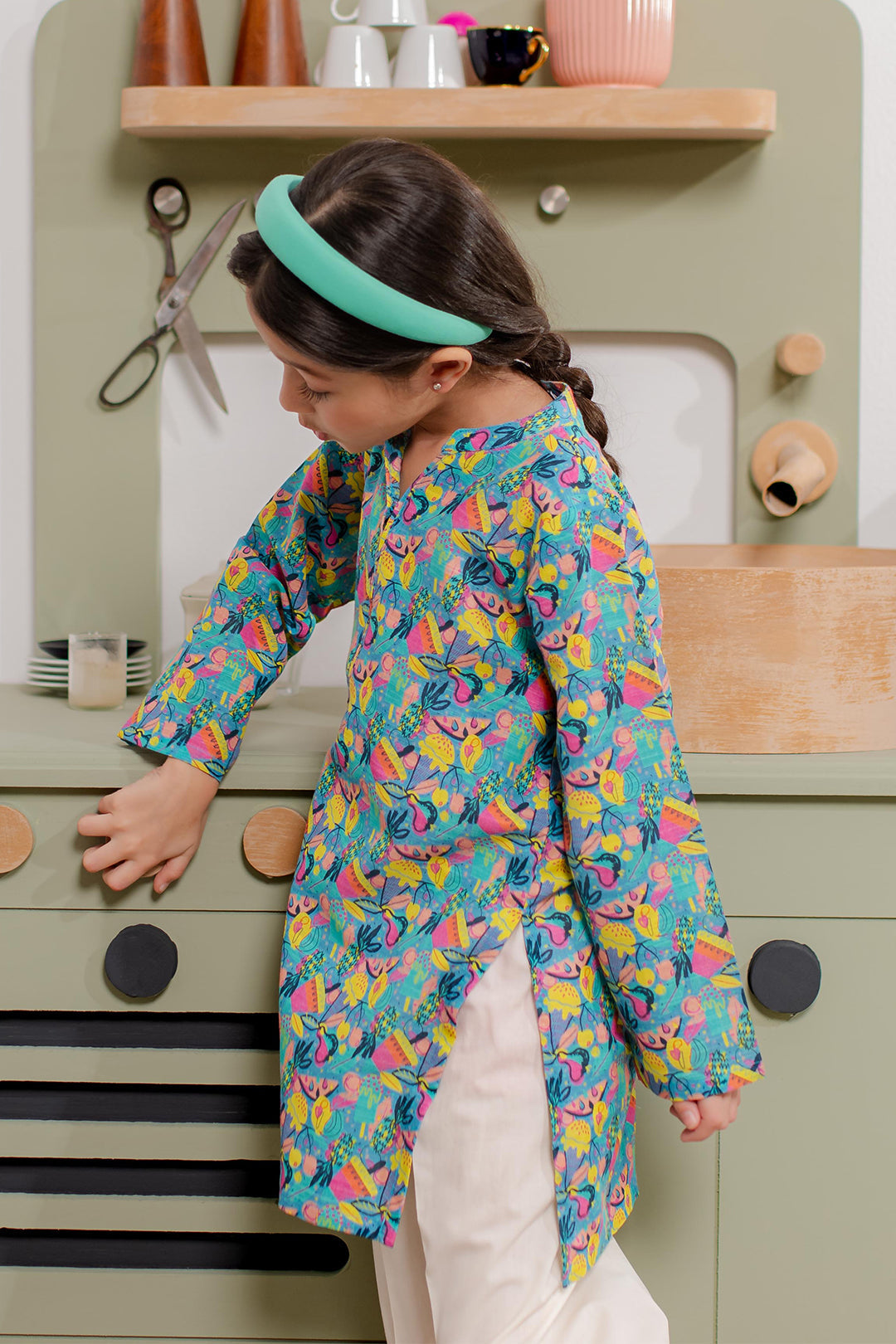 Zellbury Girls | 1 Piece Khaddar | Kurta - 1173 -  Zellbury Girls Essential Pret - Original Designer Dress - House of Maryam