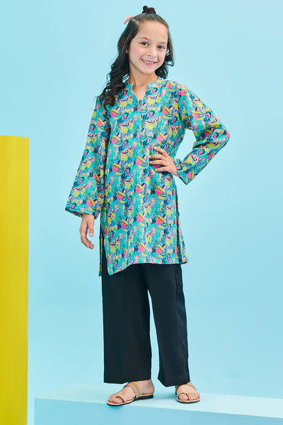 Zellbury Girls | 1 Piece Khaddar | Kurta - 1173 -  Zellbury Girls Essential Pret - Original Designer Dress - House of Maryam