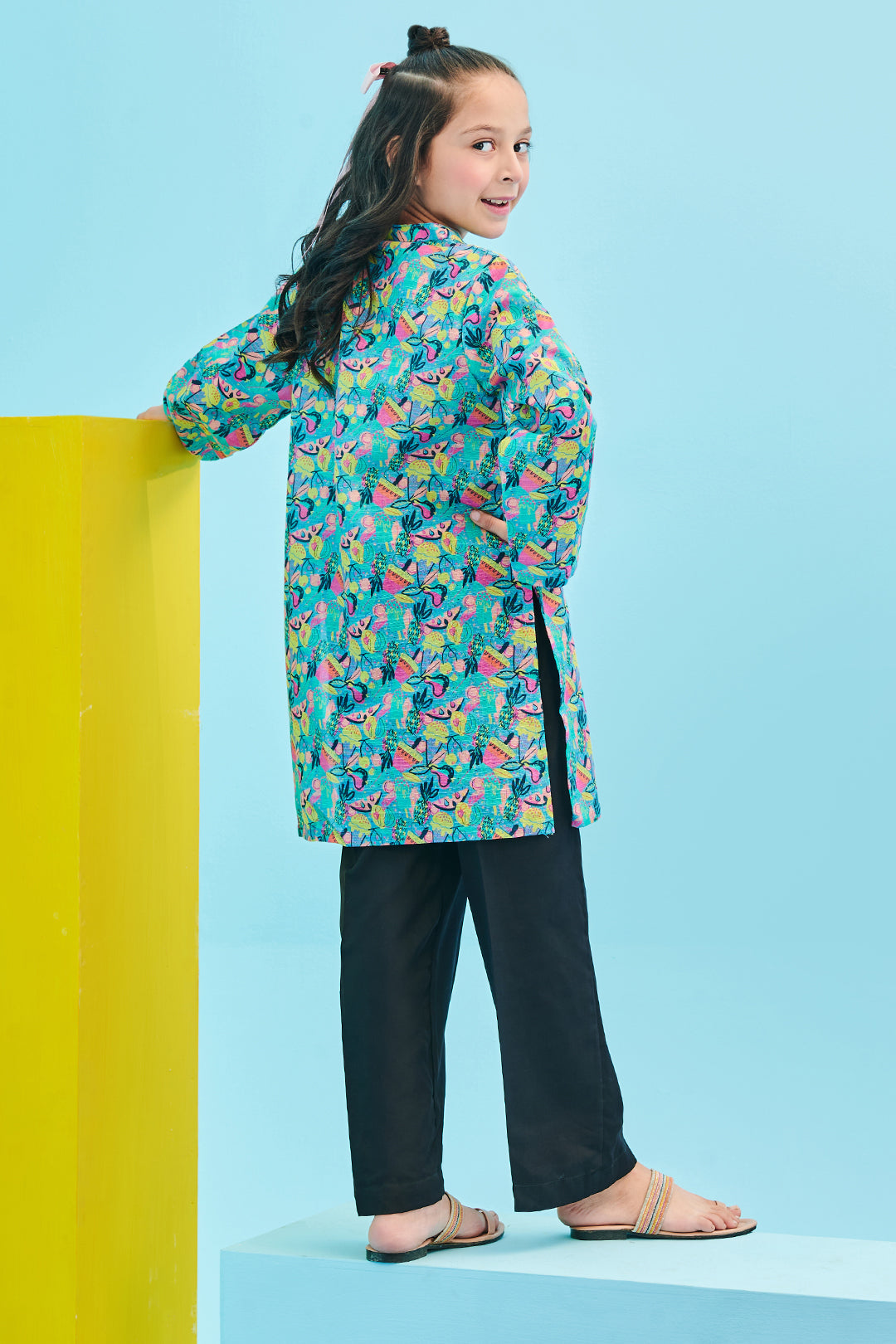 Zellbury Girls | 1 Piece Khaddar | Kurta - 1173 -  Zellbury Girls Essential Pret - Original Designer Dress - House of Maryam