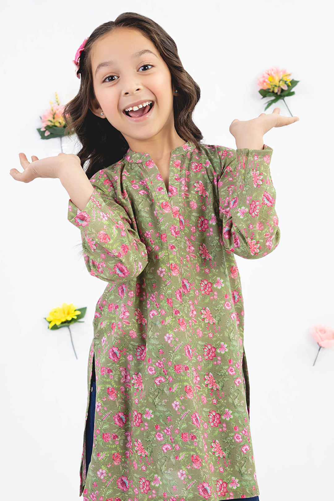 Zellbury Girls | 1 Piece Cambric | Kurta - 1227 -  Zellbury Girls Essential Pret - Original Designer Dress - House of Maryam