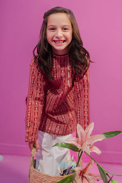 Zellbury Girls | 1 Piece Khaddar | Kurta - 1714 -  Zellbury Girls Essential Pret - Original Designer Dress - House of Maryam