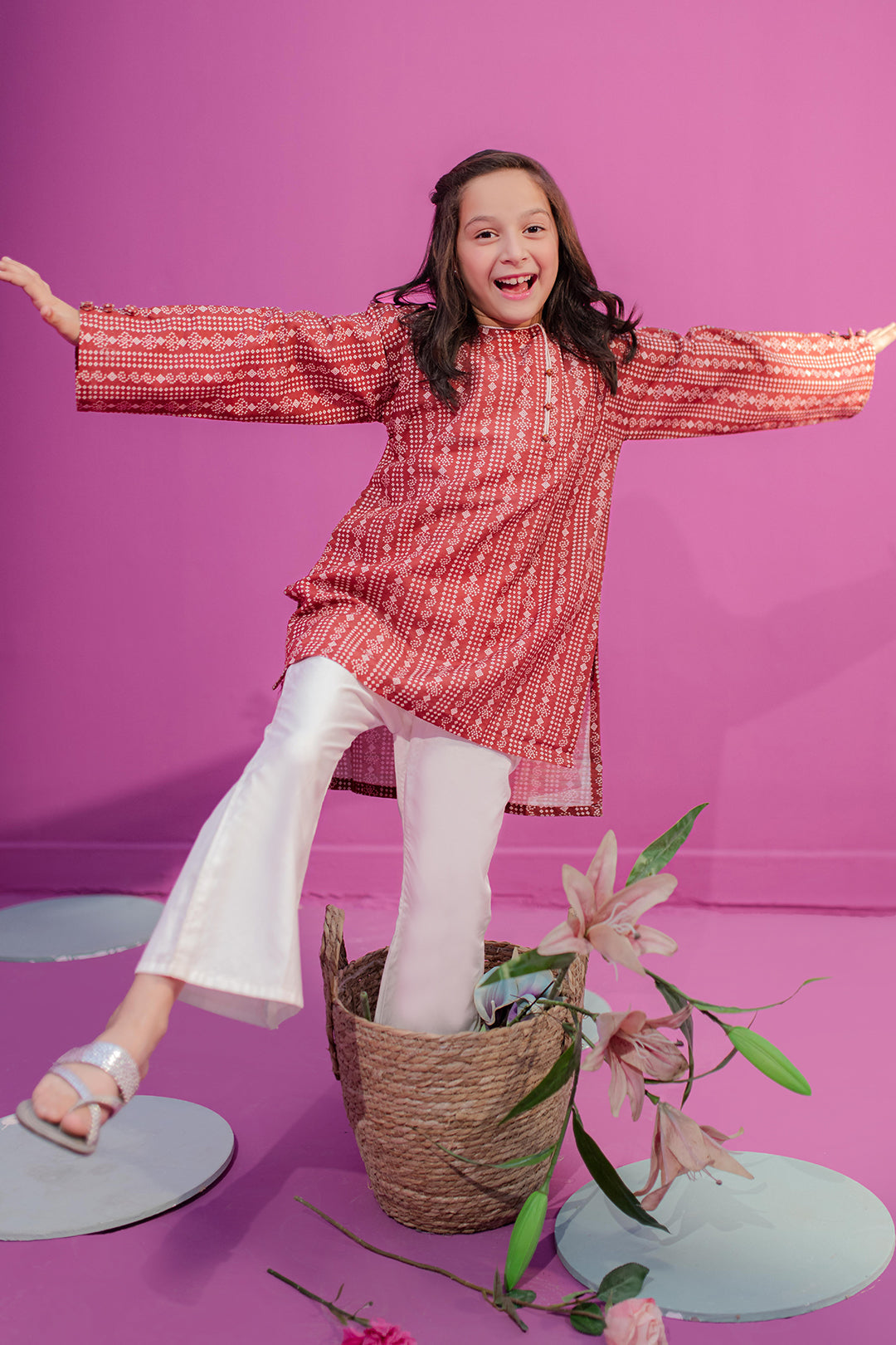 Zellbury Girls | 1 Piece Khaddar | Kurta - 1714 -  Zellbury Girls Essential Pret - Original Designer Dress - House of Maryam