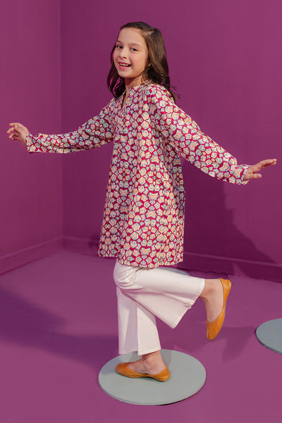Zellbury Girls | 1 Piece Viscose | Kurta - 1719 -  Zellbury Girls Essential Pret - Original Designer Dress - House of Maryam
