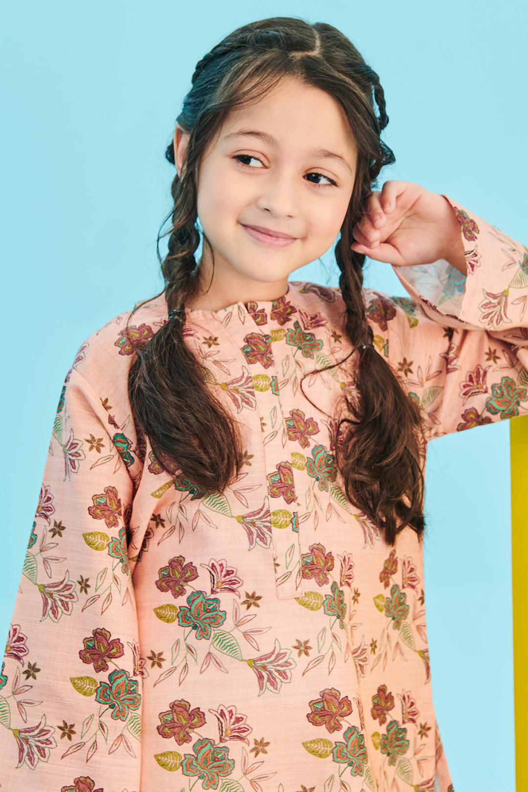 Zellbury Girls | 1 Piece Khaddar | Kurta - 1732 -  Zellbury Girls Essential Pret - Original Designer Dress - House of Maryam