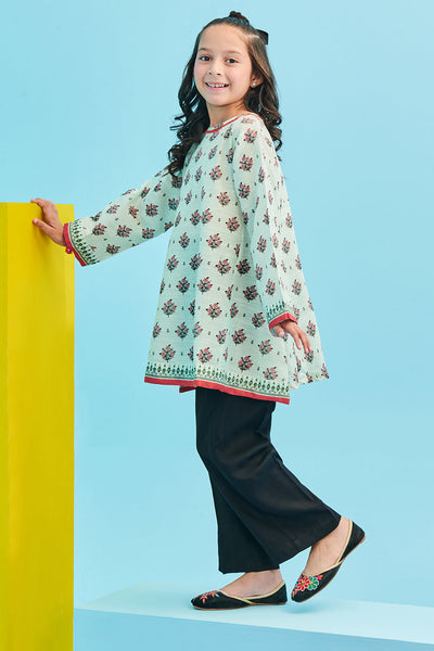 Zellbury Girls | 1 Piece Khaddar | Kurta - 1733 -  Zellbury Girls Essential Pret - Original Designer Dress - House of Maryam