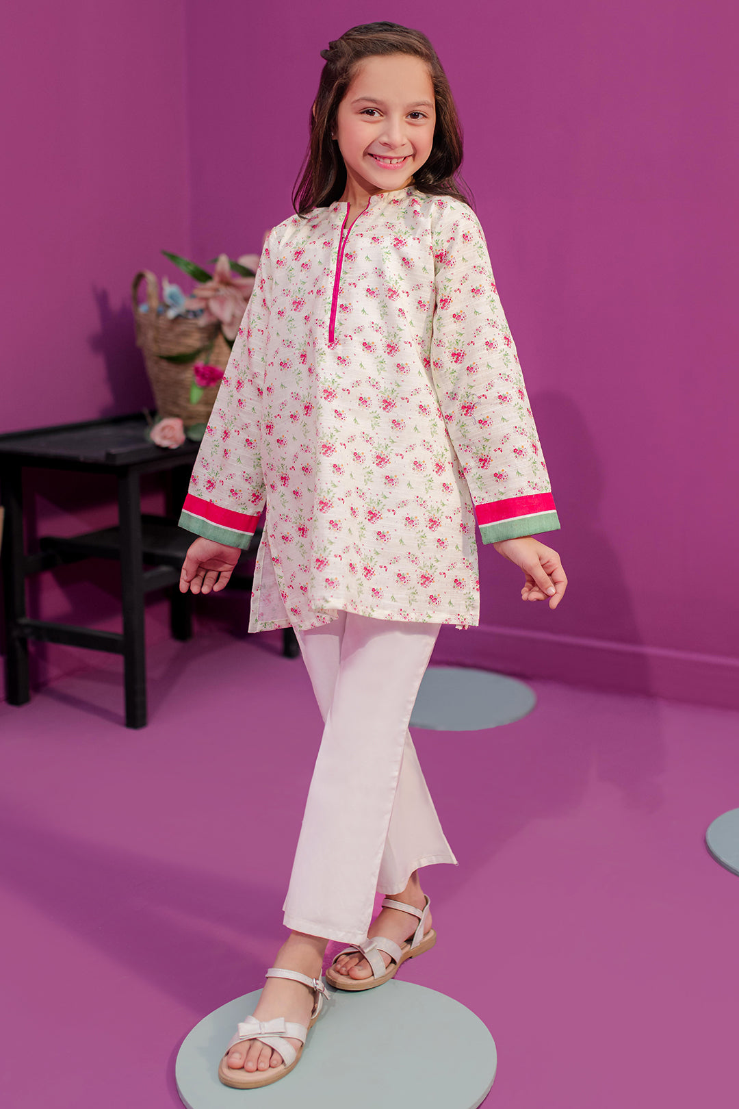 Zellbury Girls | 1 Piece Khaddar | Kurta - 1752 -  Zellbury Girls Essential Pret - Original Designer Dress - House of Maryam