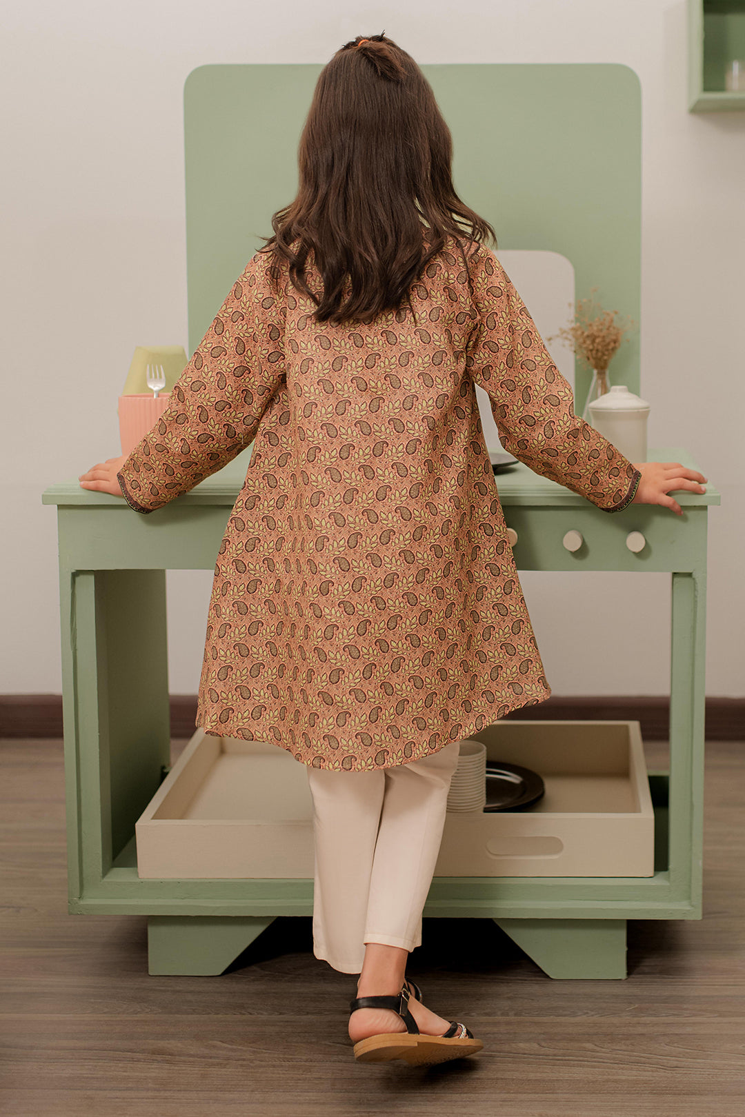 Zellbury Girls | 1 Piece Khaddar | Kurta - 1780 -  Zellbury Girls Essential Pret - Original Designer Dress - House of Maryam
