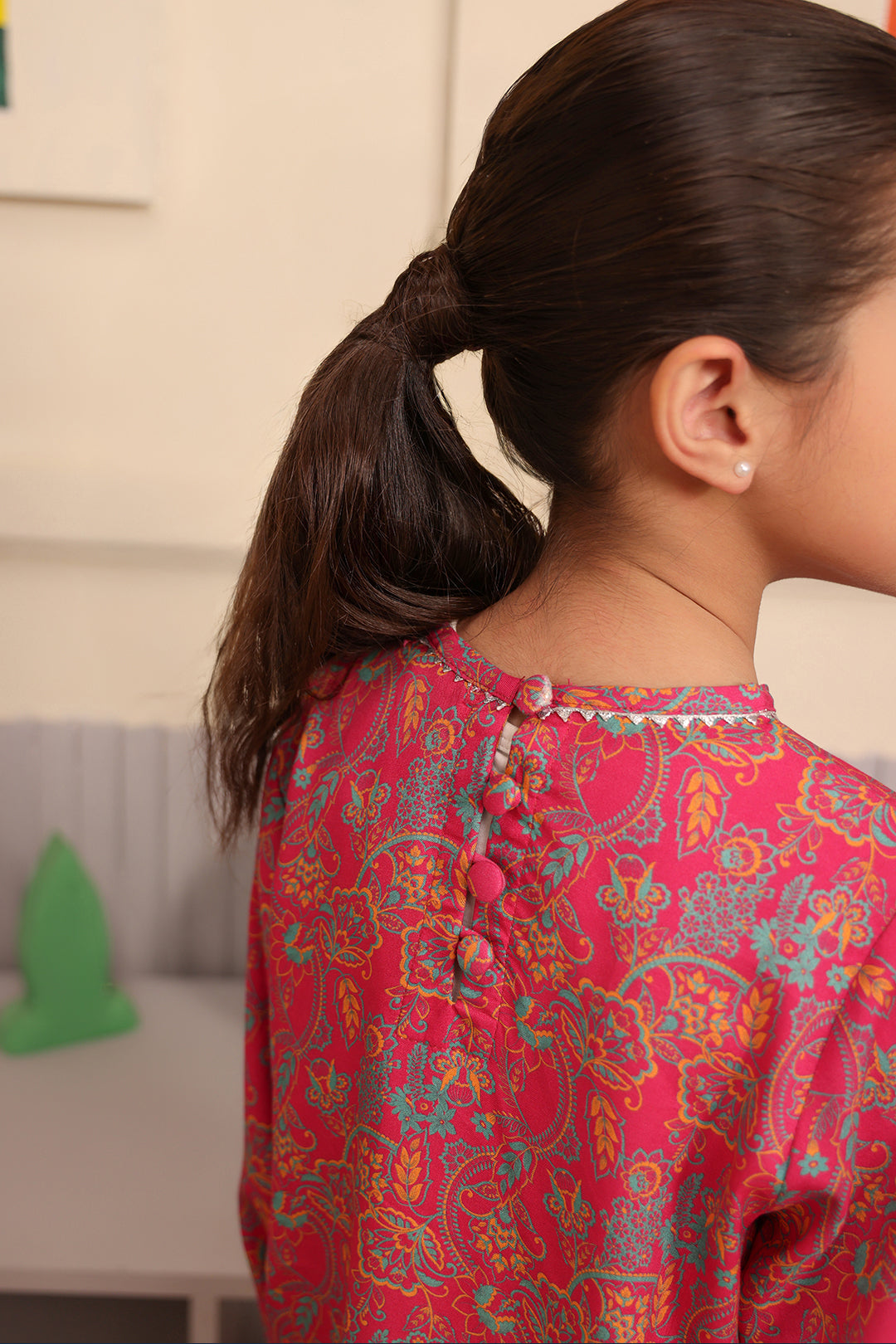 Zellbury Girls | 2 Piece Viscose | Embroidered Kurta Trouser - 2730 -  Zellbury Girls Essential Pret - Original Designer Dress - House of Maryam