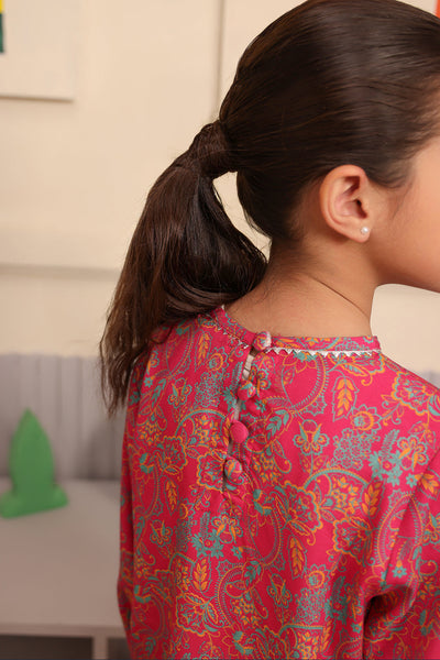 Zellbury Girls | 2 Piece Viscose | Embroidered Kurta Trouser - 2730 -  Zellbury Girls Essential Pret - Original Designer Dress - House of Maryam