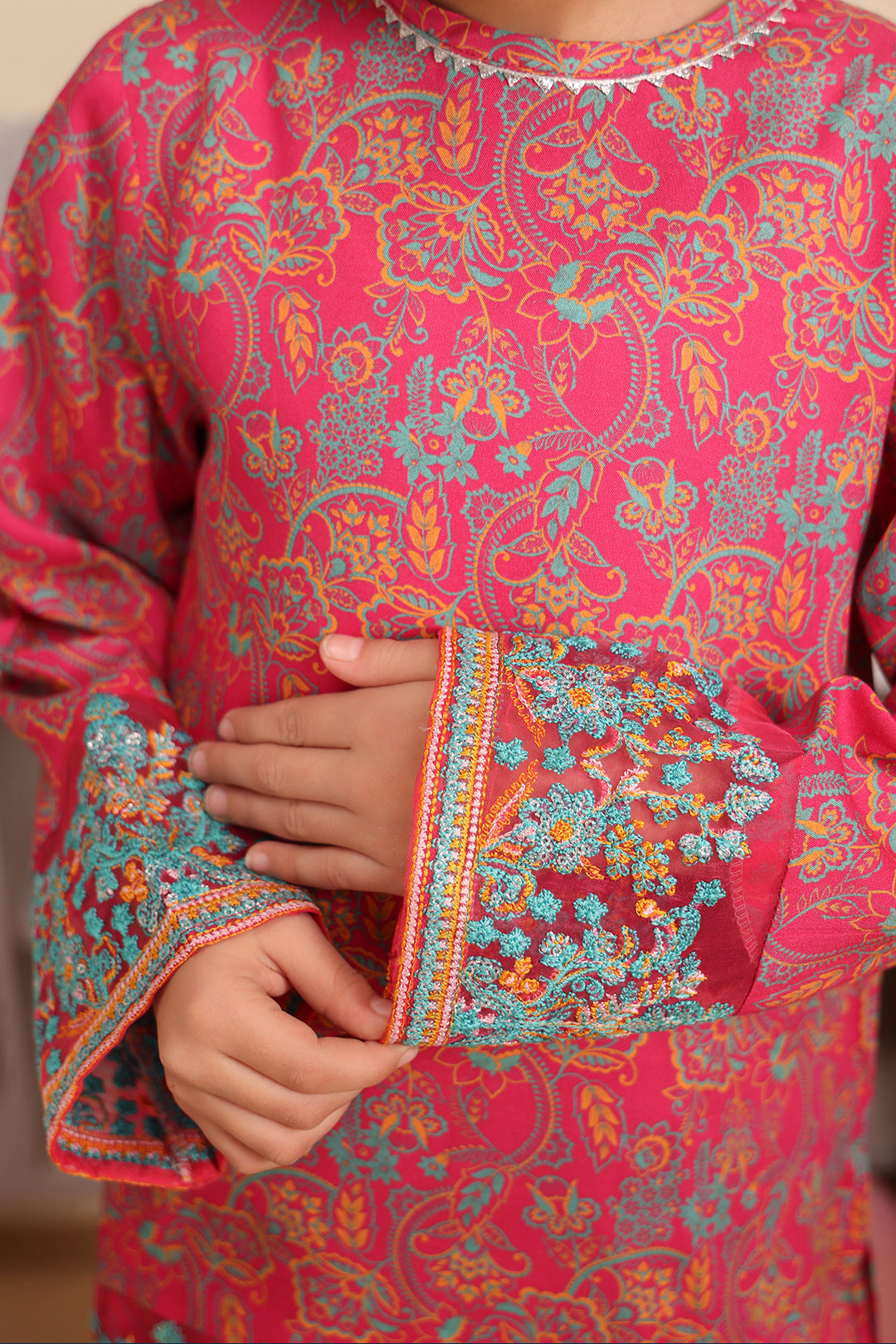 Zellbury Girls | 2 Piece Viscose | Embroidered Kurta Trouser - 2730 -  Zellbury Girls Essential Pret - Original Designer Dress - House of Maryam