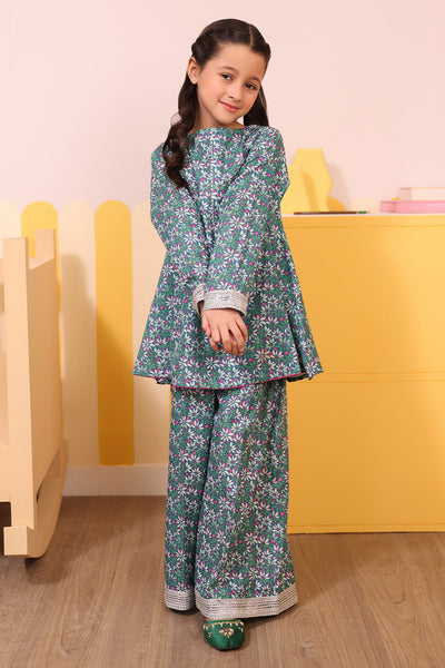 Zellbury Girls | 2 Piece Karandi | Kurta Trouser - 2762 -  Zellbury Girls Essential Pret - Original Designer Dress - House of Maryam