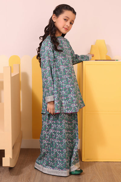 Zellbury Girls | 2 Piece Karandi | Kurta Trouser - 2762 -  Zellbury Girls Essential Pret - Original Designer Dress - House of Maryam