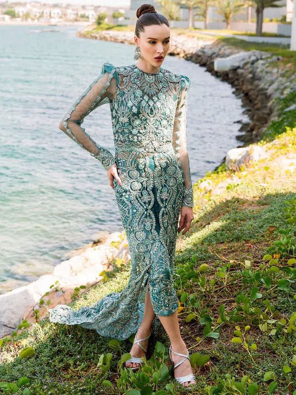 Epoque | Ciel Luxury Couture | Grace -  Epoque Formal - Original Designer Dress - House of Maryam