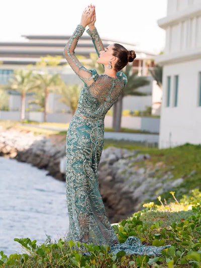 Epoque | Ciel Luxury Couture | Grace -  Epoque Formal - Original Designer Dress - House of Maryam
