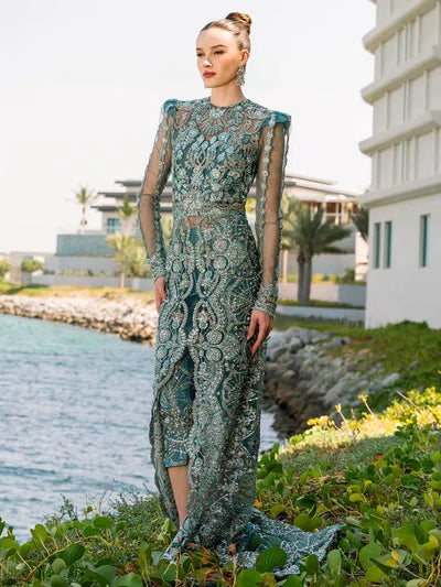 Epoque | Ciel Luxury Couture | Grace -  Epoque Formal - Original Designer Dress - House of Maryam