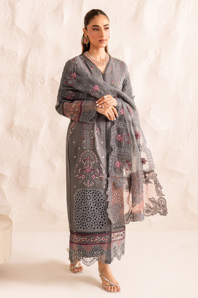 Marjjan | Guzel Lawn | SMC 205-B (Grey) -  Marjjan Ladies Clothes - Original Designer Dress - House of Maryam