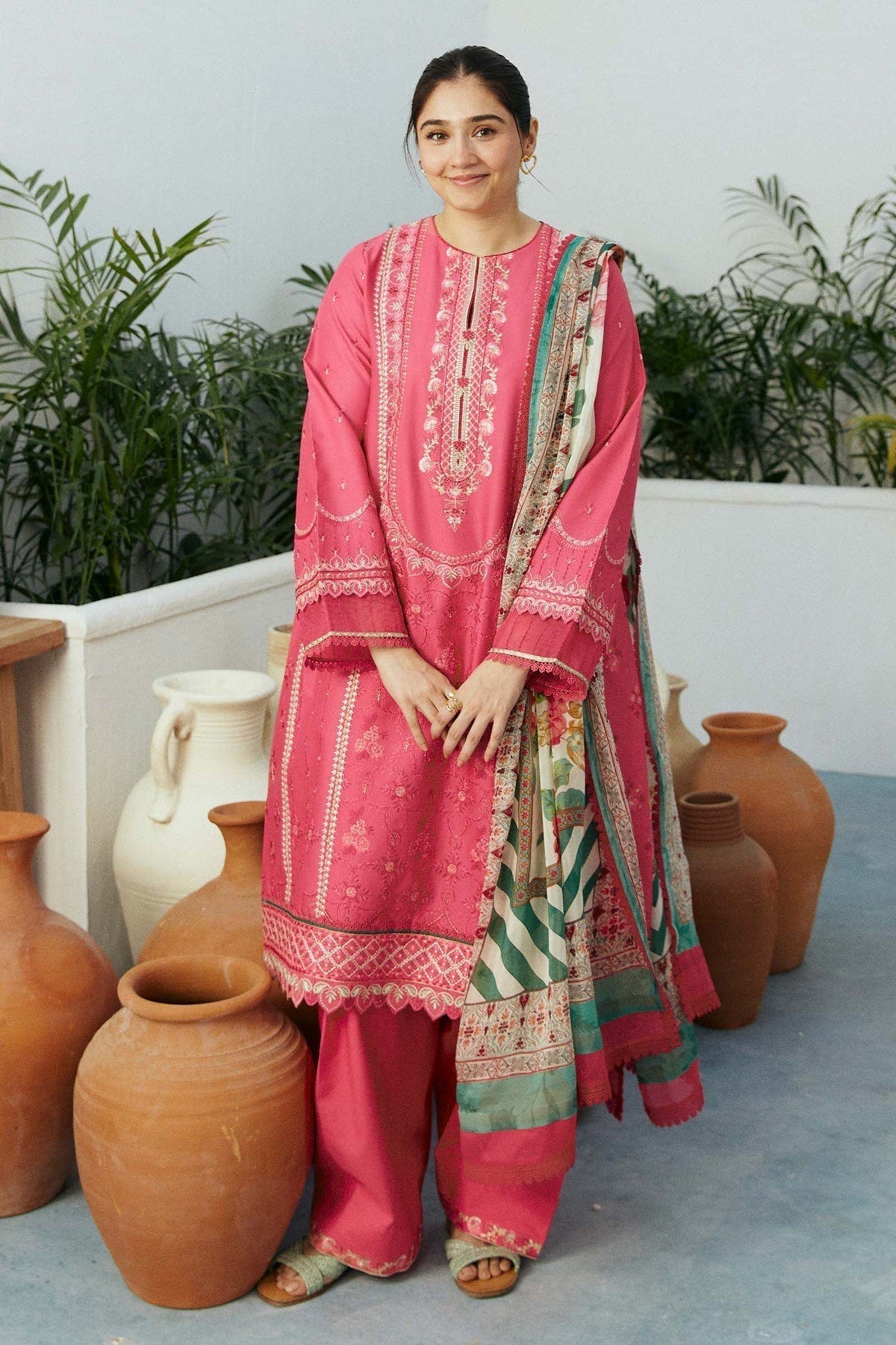 Zara Shahjahan | Coco Lawn Eid Edit 24 | GUL-D2 -  Zara Shahjahan Luxury - Original Designer Dress - House of Maryam