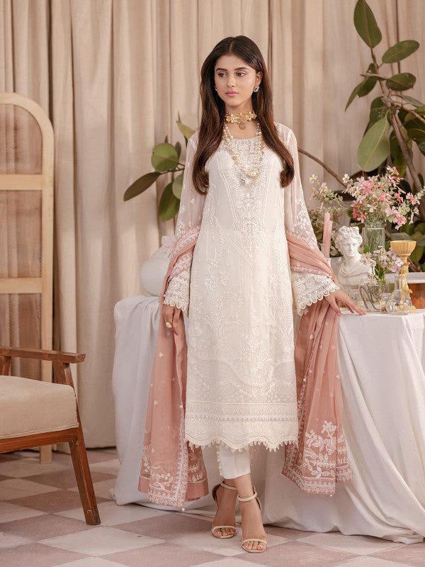 Gulaal | Embroidered Chiffon 23 | MEESHA UC-02 -  Gulaal Formal - Original Designer Dress - House of Maryam