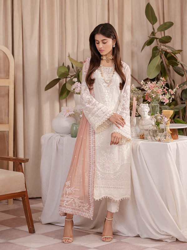 Gulaal | Embroidered Chiffon 23 | MEESHA UC-02 -  Gulaal Formal - Original Designer Dress - House of Maryam