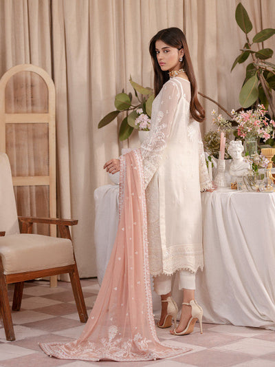 Gulaal | Embroidered Chiffon 23 | MEESHA UC-02 -  Gulaal Formal - Original Designer Dress - House of Maryam