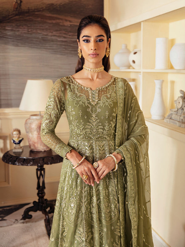 Gulaal | Embroidered Chiffon 23 | AYSA GL-EC-23V1-07 -  Gulaal Formal - Original Designer Dress - House of Maryam