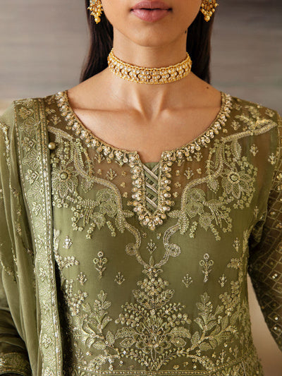 Gulaal | Embroidered Chiffon 23 | AYSA GL-EC-23V1-07 -  Gulaal Formal - Original Designer Dress - House of Maryam