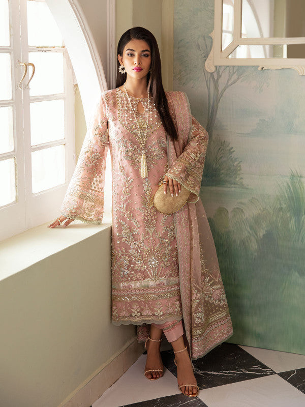 Gulaal | Embroidered Chiffon 23 | AYSEL GL-LP-V2-11 -  Gulaal Formal - Original Designer Dress - House of Maryam