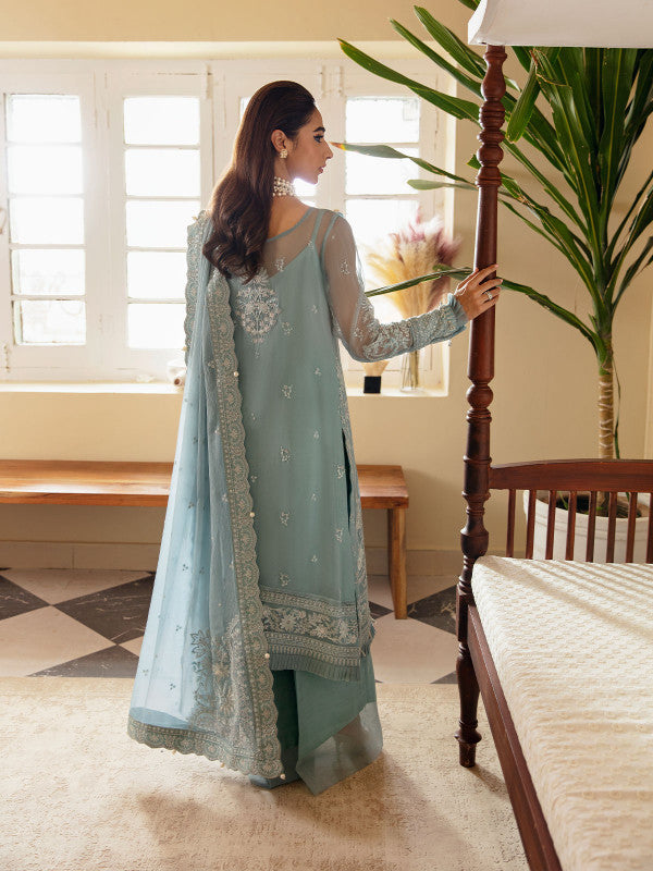 Gulaal | Embroidered Chiffon 23 | CALYPSO GL-EC-23V1-05 -  Gulaal Formal - Original Designer Dress - House of Maryam