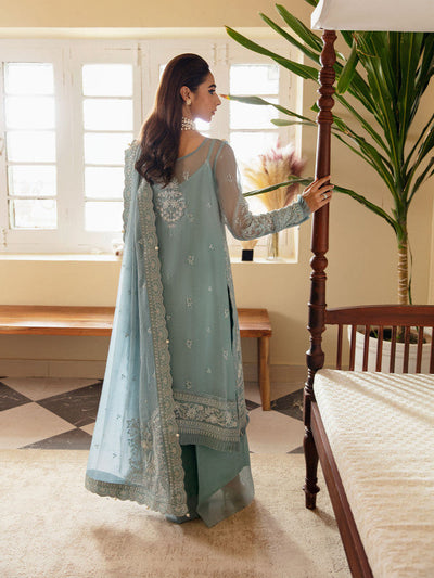 Gulaal | Embroidered Chiffon 23 | CALYPSO GL-EC-23V1-05 -  Gulaal Formal - Original Designer Dress - House of Maryam