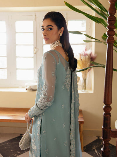 Gulaal | Embroidered Chiffon 23 | CALYPSO GL-EC-23V1-05 -  Gulaal Formal - Original Designer Dress - House of Maryam