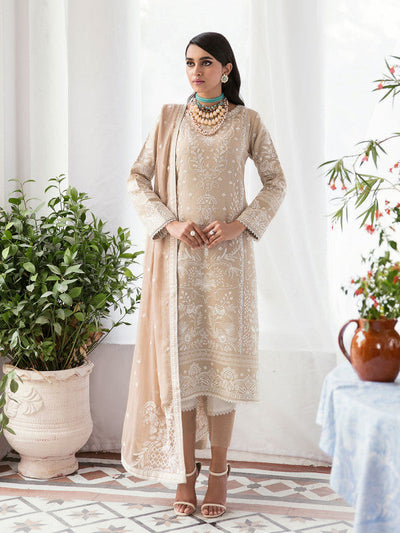 Gulaal | Embroidered Chiffon 23 | Meraki -  Gulaal Formal - Original Designer Dress - House of Maryam