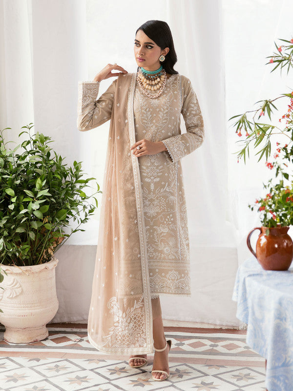 Gulaal | Embroidered Chiffon 23 | Meraki -  Gulaal Formal - Original Designer Dress - House of Maryam