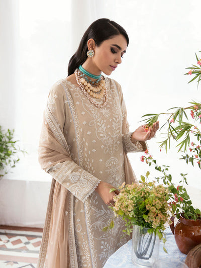 Gulaal | Embroidered Chiffon 23 | Meraki -  Gulaal Formal - Original Designer Dress - House of Maryam