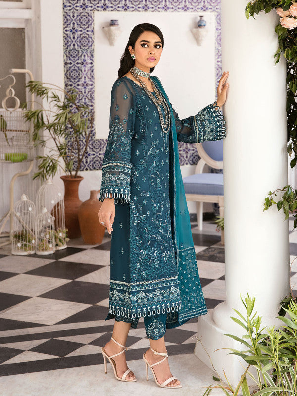 Gulaal | Embroidered Chiffon 23 | Reyah -  Gulaal Formal - Original Designer Dress - House of Maryam