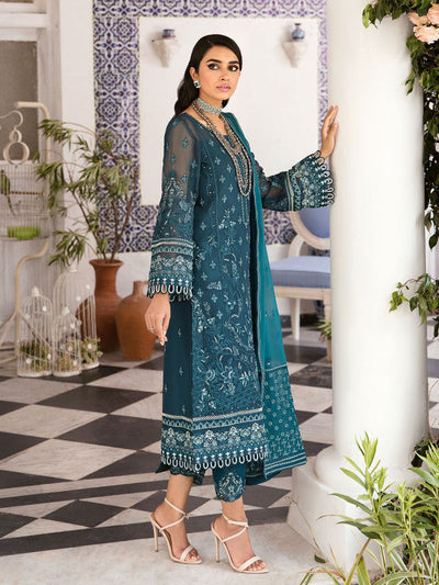 Gulaal | Embroidered Chiffon 23 | Reyah -  Gulaal Formal - Original Designer Dress - House of Maryam
