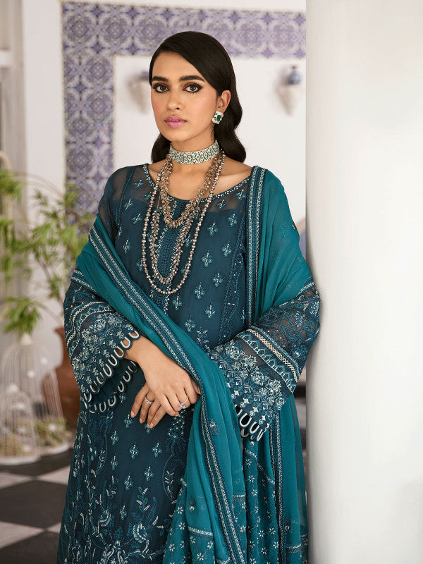 Gulaal | Embroidered Chiffon 23 | Reyah -  Gulaal Formal - Original Designer Dress - House of Maryam