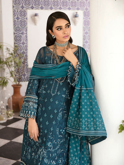 Gulaal | Embroidered Chiffon 23 | Reyah -  Gulaal Formal - Original Designer Dress - House of Maryam