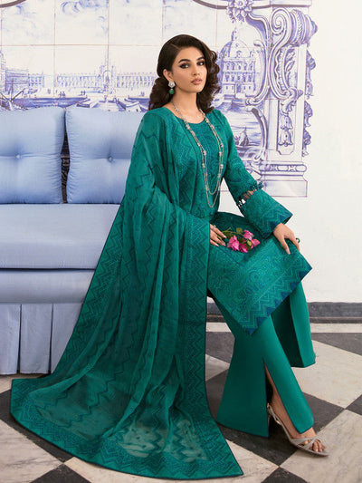 Gulaal | Embroidered Chiffon 23 | Sairaab -  Gulaal Formal - Original Designer Dress - House of Maryam