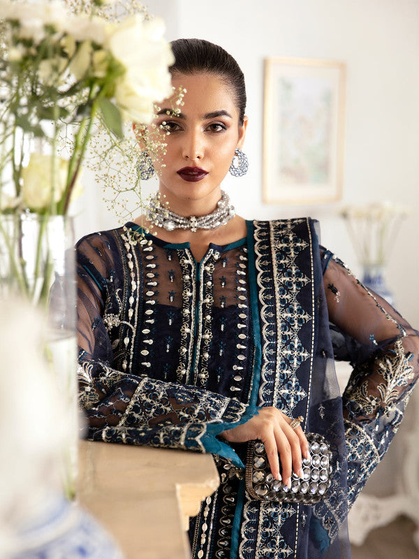 Gulaal | Embroidered Chiffon 23 | SABELA GL-LP-V2-15 -  Gulaal Bridal -  House of Maryam