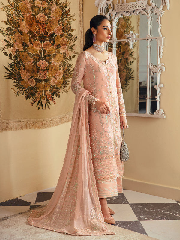 Gulaal | Embroidered Chiffon 23 | ROSALIE GL-EC-23V1-03 -  Gulaal Formal - Original Designer Dress - House of Maryam