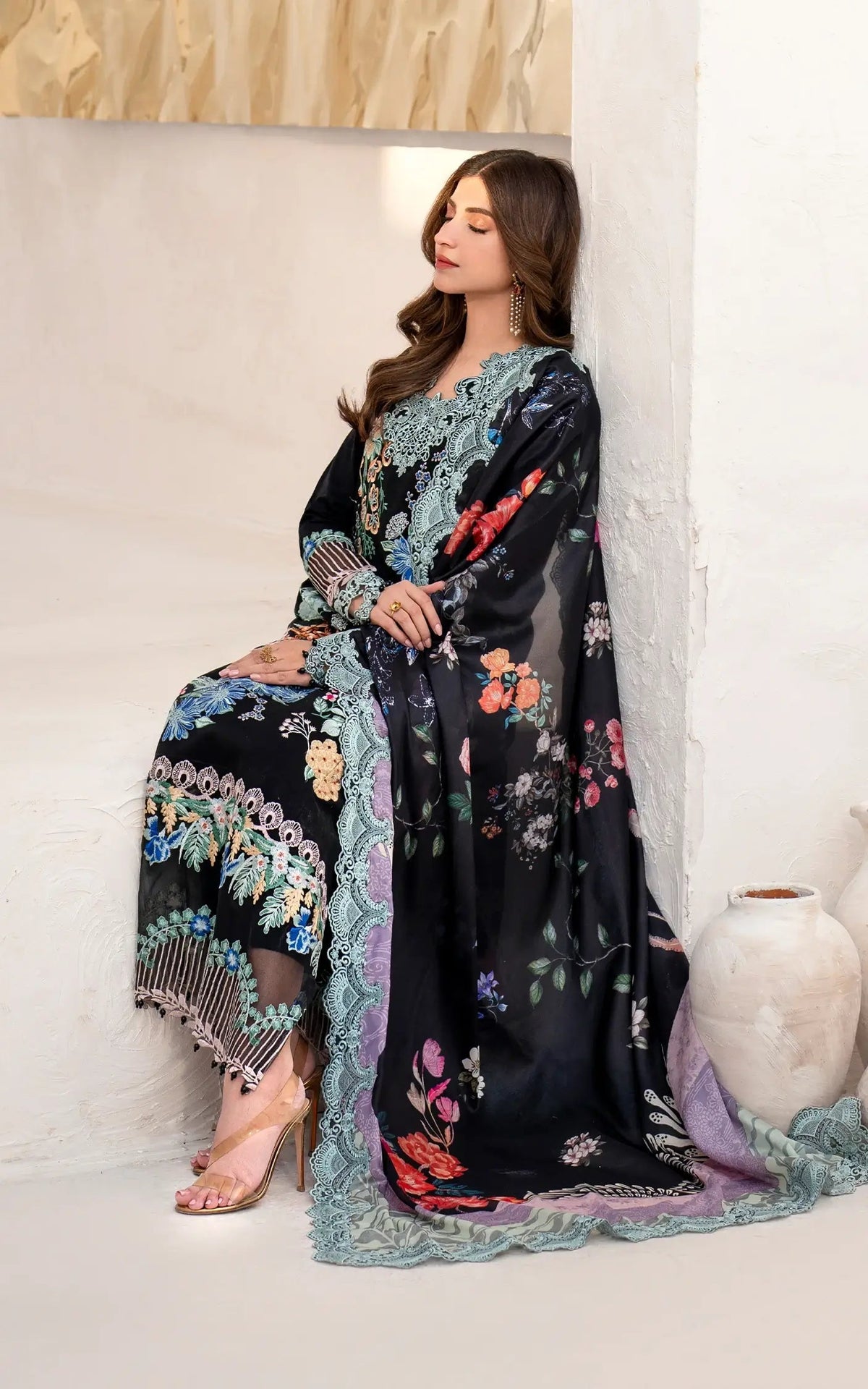 Asifa and Nabeel | Azalia Summer 25 | Garden Rose (AZL25-05) -  Asifa and Nabeel Ladies Clothes - Original Designer Dress - House of Maryam