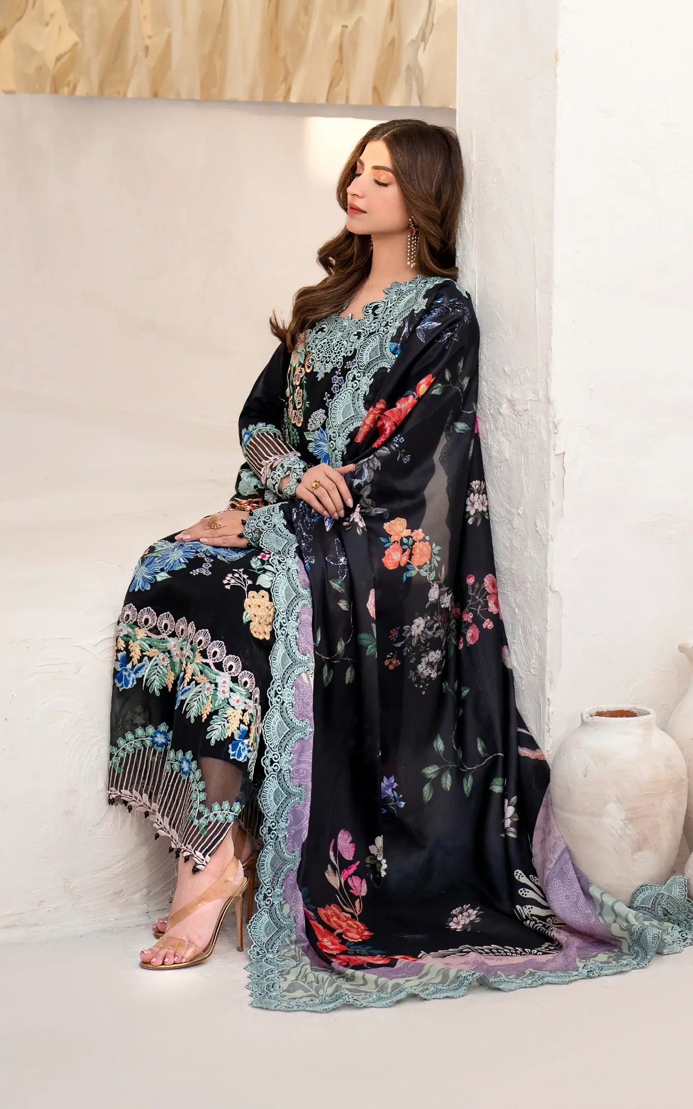 Asifa and Nabeel | Azalia Summer 25 | Garden Rose (AZL25-05) -  Asifa and Nabeel Ladies Clothes -  House of Maryam