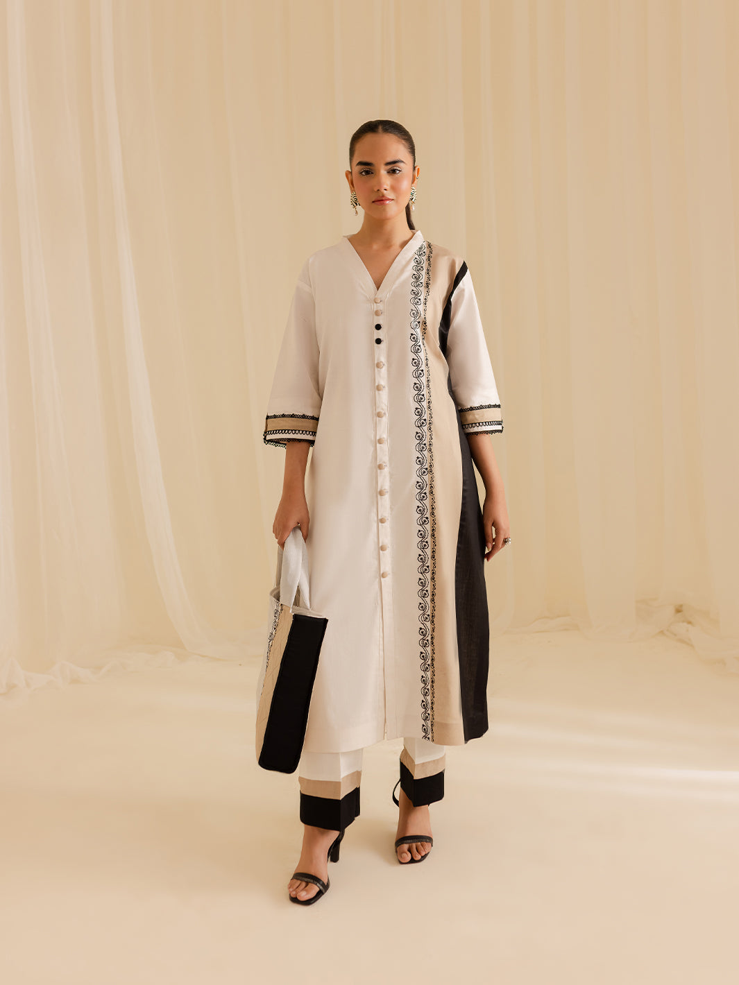 Mahnur | Petal Whispers Lawn Pret | Gardenia -  Mahnur Ladies Clothes - Original Designer Dress - House of Maryam