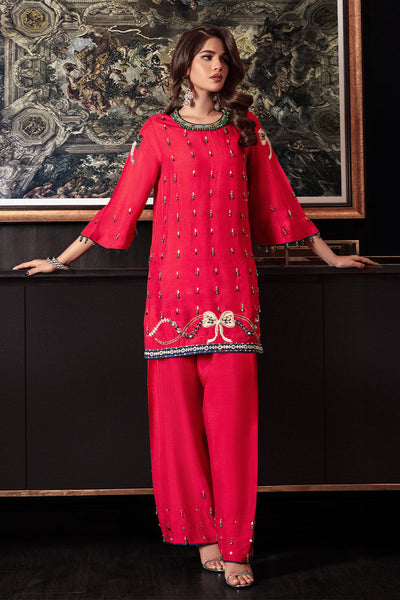 Wardha Saleem | Zimal Silk Edit | Sylvie -  Wardha Saleem Ladies Clothes - Original Designer Dress - House of Maryam