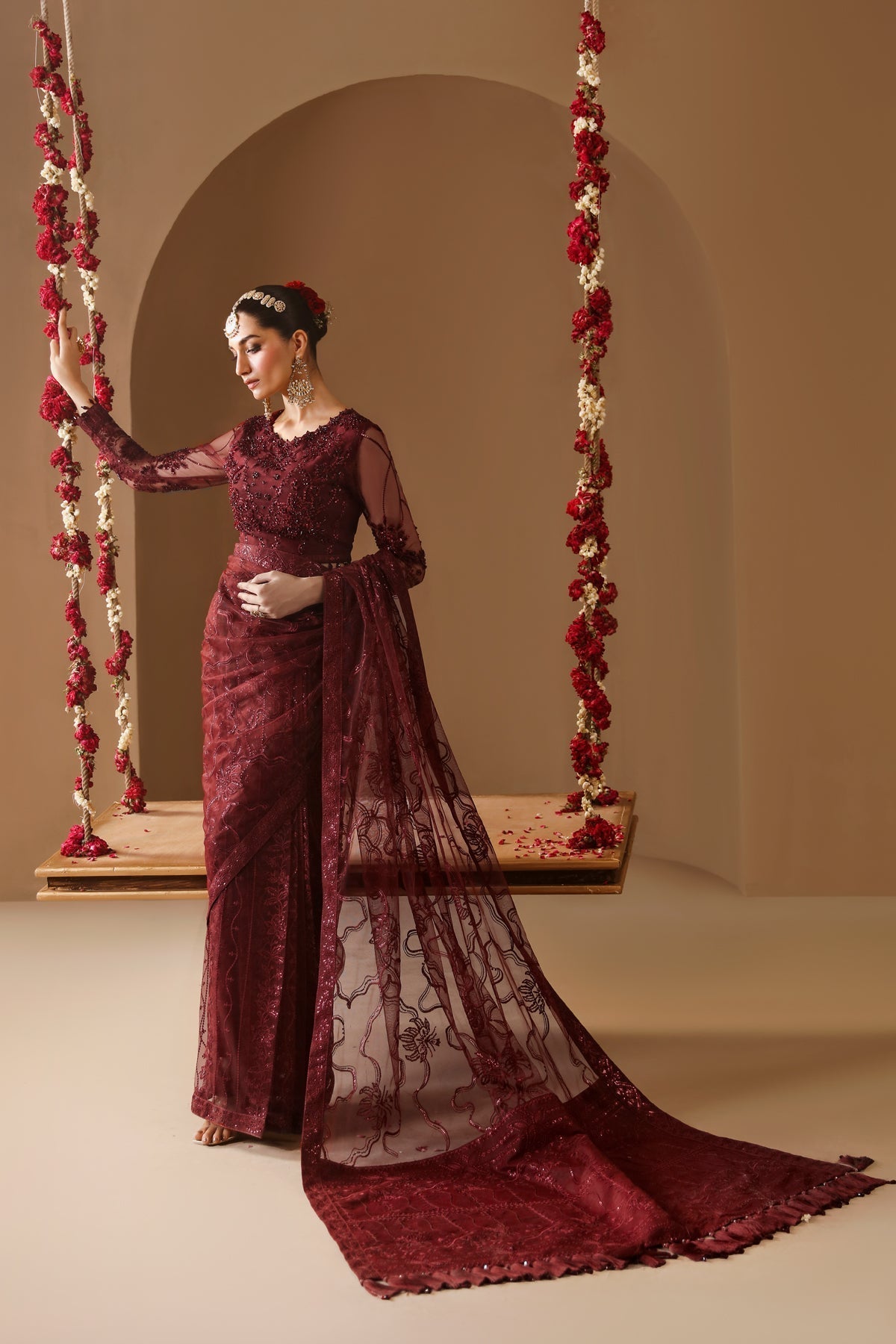 Alizeh | Reena Wedding Formals | AF-HM-4022-GULAB