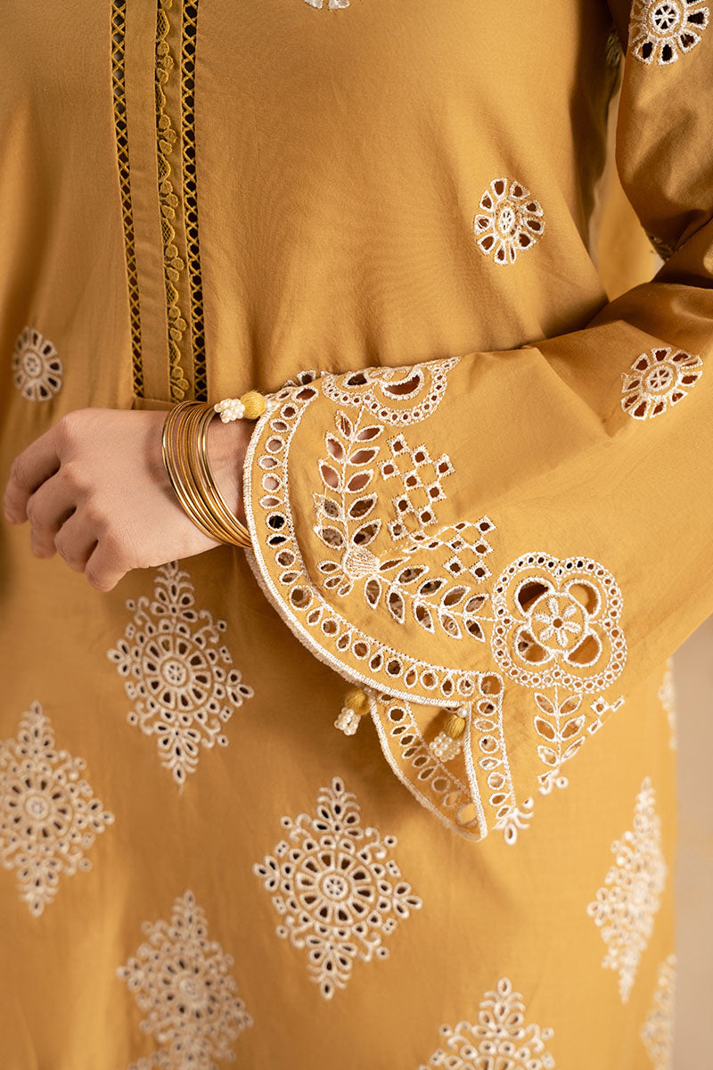 Cross Stitch | Exclusive Pret | Meadow Gold-3PC (Shirt, Trouser & Dupatta), image 2