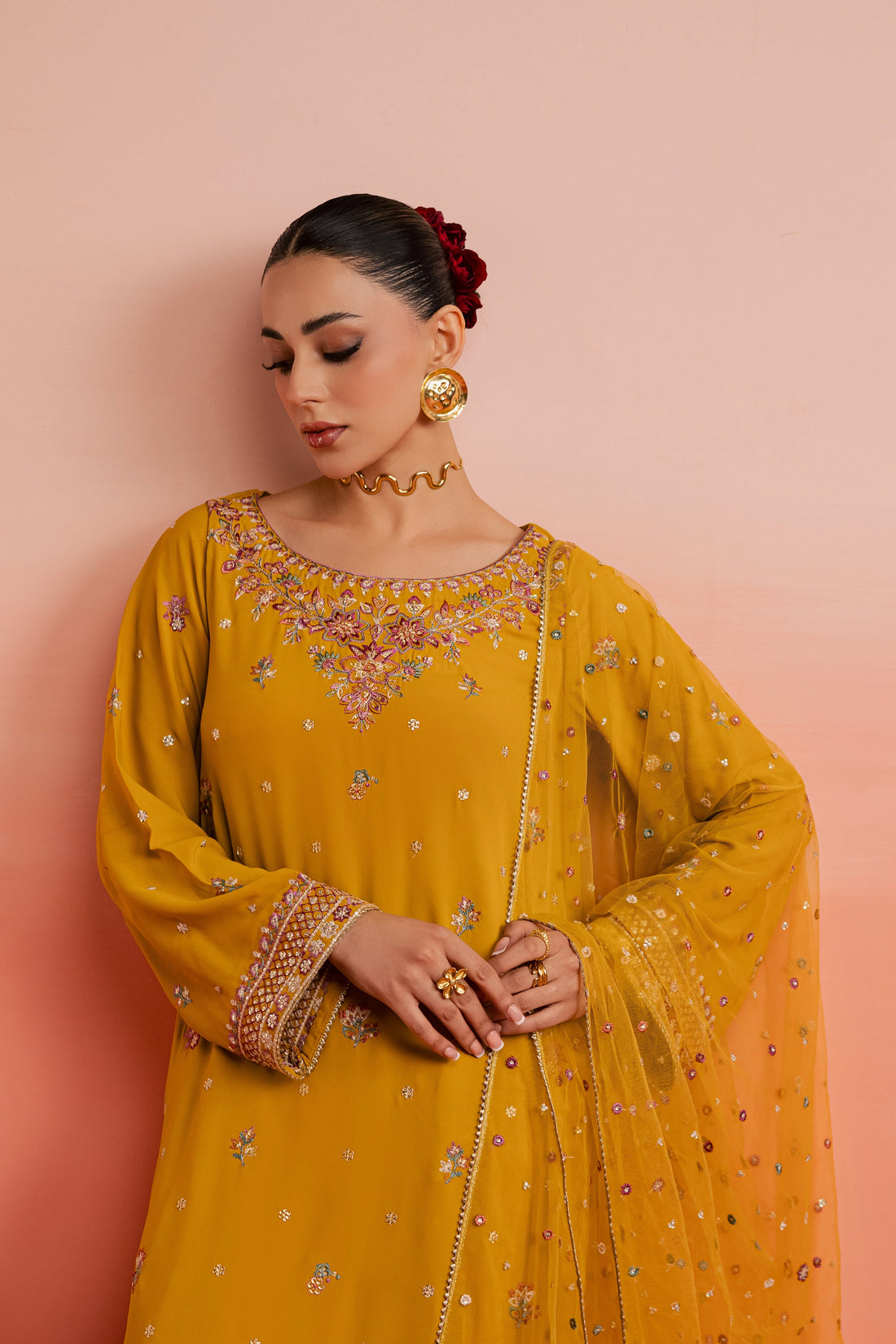 Batik | Gulmohar Festive Eid Edit 26' | Golden Glow 3Pc