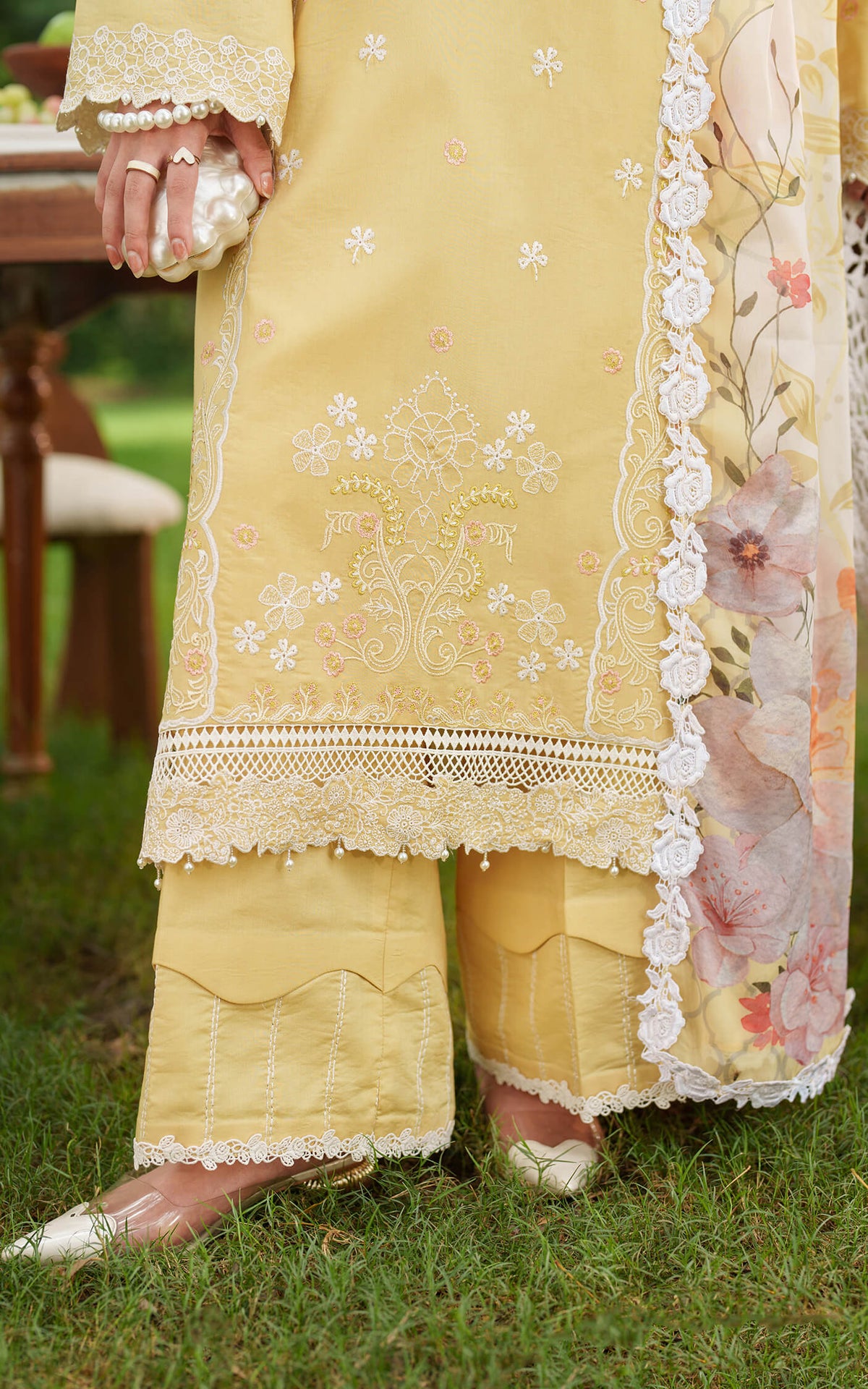 Asifa and Nabeel | Eden Cambric 25 | Golden Dust ECU25-10 -  Asifa and Nabeel Ladies Clothes - Original Designer Dress - House of Maryam
